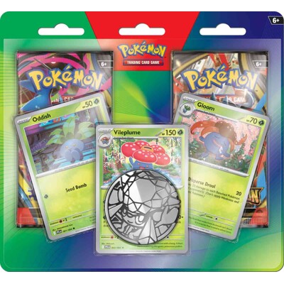 Pokémon TCG: Enhanced 2-Pack Blister (Oddish, Gloom, & Vileplume)
