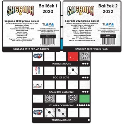 Sagrada: Druhá edice - Balíček vitráží (promo)