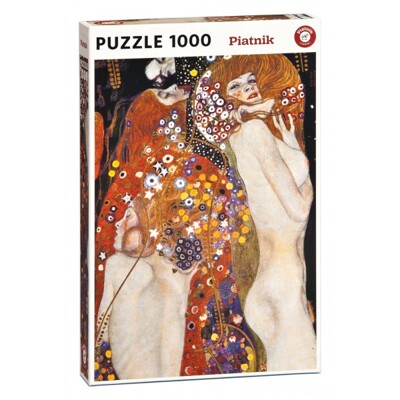 Puzzle - Klimt - Vodní hadi (1000 dílků)