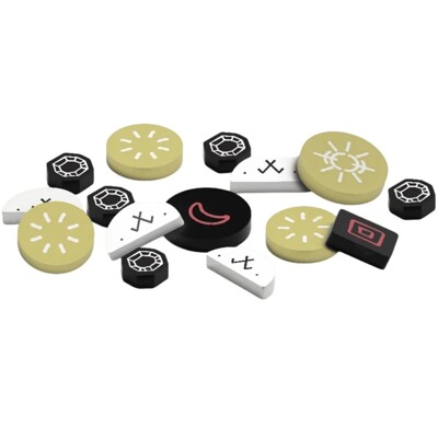 Dějiště: Divoký hvozd - Sada dřevěných žetonů