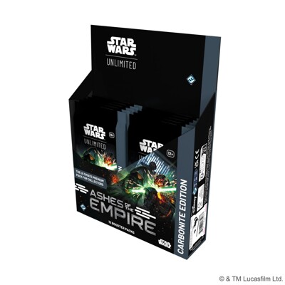 Star Wars: Unlimited TCG - Ashes of the Empire - Carbonite Booster box (12 Boosters)