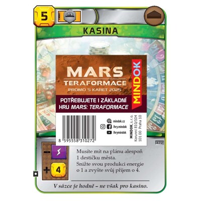 Mars: Teraformace – promo 5 karet (2025)