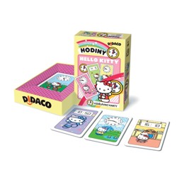 Hodiny Hello Kitty - vzdělávací karty
