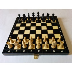 Šachy magnetické - černé