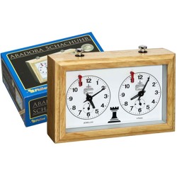 Aradora - šachové hodiny, dřevěné