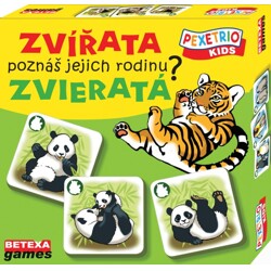 PEXETRIO KIDS - Zvířata - Poznáš jejich rodinu?