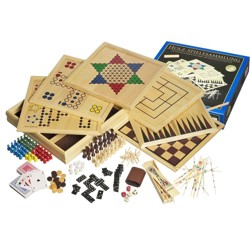 Dřevěný soubor her - 100