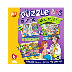 Soubor puzzle 3 v 1 - Můj svět