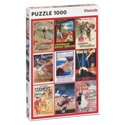 Puzzle - Vintage Poster Transport (1000 dílků)