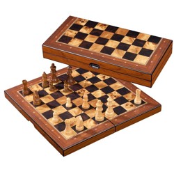 Šachy dřevěné - skládací, 40 mm
