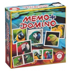 Pexeso & Domino - Papoušci