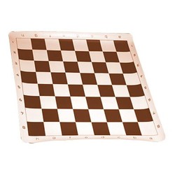 Šachovnice rolovací, hnědá - 55 mm, PVC