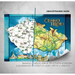 Česko hrou - MAPA, oboustranná