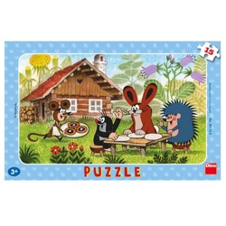 Puzzle - Krtek na návštěvě (15 dílků)