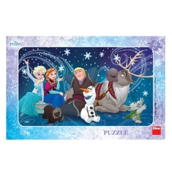 Puzzle - Frozen: Sněhové vločky (15 dílků)