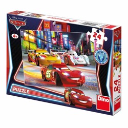Puzzle - Cars: Noční závod (24 dílků)