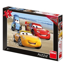 Puzzle - Cars 3: Na pláži (24 dílků)