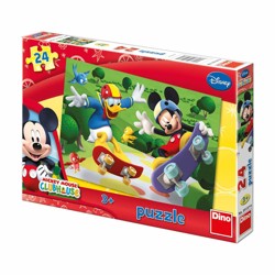 Puzzle - Mickeyho klubík (24 dílků)