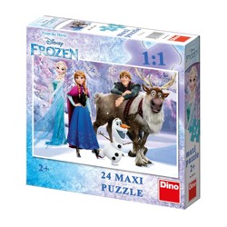 Puzzle Maxi - Frozen: Elsa a přátelé (24 dílků)...