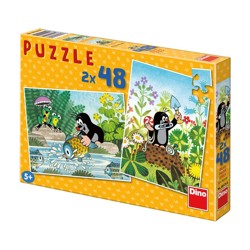 Puzzle - Krtek (2 x 48 dílků)