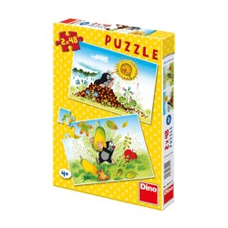 Puzzle - Krtkův svět (2 x 48 dílků)