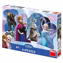 Puzzle - Frozen (4 x 54 dílků)