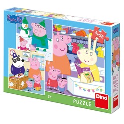 Puzzle - Peppa Pig: Veselé odpoledne (3 x 55 dílků)