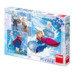 Puzzle - Frozen: Zimní radovánky (3 x 55 dílků)...
