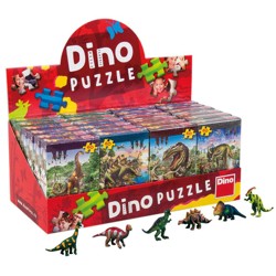 Puzzle - Dinosauři (60 dílků) + figurka