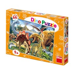 Puzzle - Dinosauři (66 dílků)