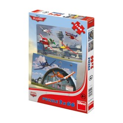 Puzzle - Letadla (2 x 66 dílků)