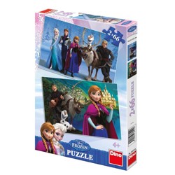 Puzzle - Frozen (2 x 66 dílků)