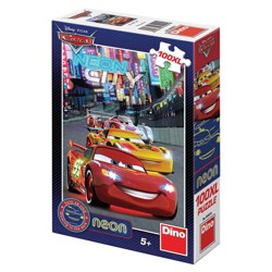 Puzzle XL Neon - Cars (100 dílků)