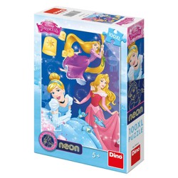 Puzzle XL Neon - Princezny: Oslava (100 dílků)
