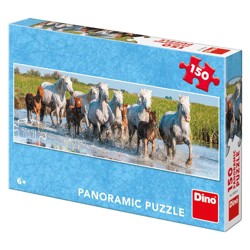 Puzzle Panoramic - Camargští koně (150 dílků)...
