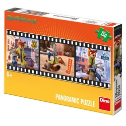 Puzzle Panoramic - Zootropolis (150 dílků)
