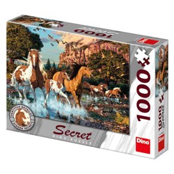Puzzle Secret collection - Koně (1000 dílků)
