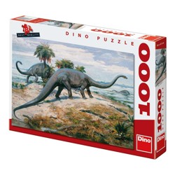 Puzzle - Zdeněk Burian: Diplodocus (1000 dílků)