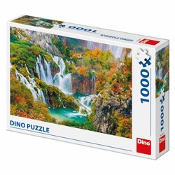 Puzzle - Plitvická jezera (1000 dílků)