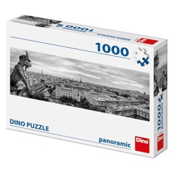 Puzzle Panoramic - Chrlič v Paříži (1000 dílků)