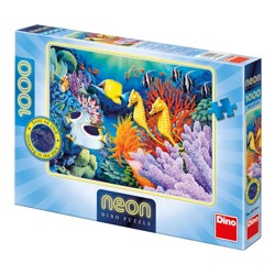 Puzzle Neon -  Život pod mořem (1000 dílků)