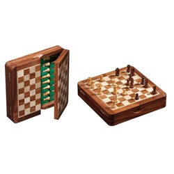 Šachy dřevěné - magnetické, 19 mm