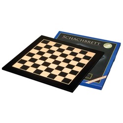 Šachovnice dřevěná -  Brüssel, černá - 40 mm...