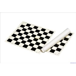 Šachovnice rolovací, černá - 50 mm, PVC