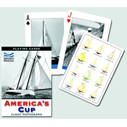 Poker karty Plachetnice Americas Cup