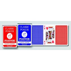 Poker karty Classic - modré