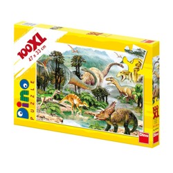 Puzzle XL - Živoat dinosaurů (100 dílků)