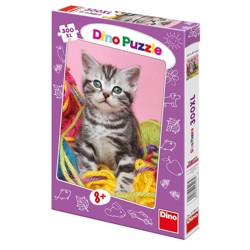 Puzzle XL - Duhové kotě (300 dílků)