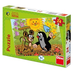 Puzzle - Krtek a myška (24 dílků)