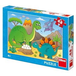 Puzzle - Dinosauři (48 dílků)